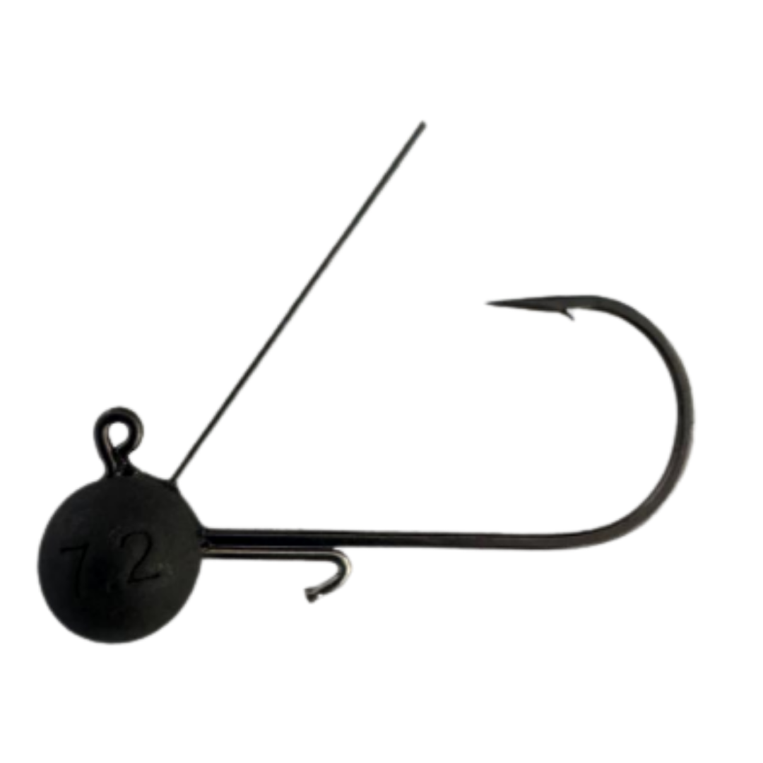 Tungsten Ball Jig Head Weedless (Mustad Hook)