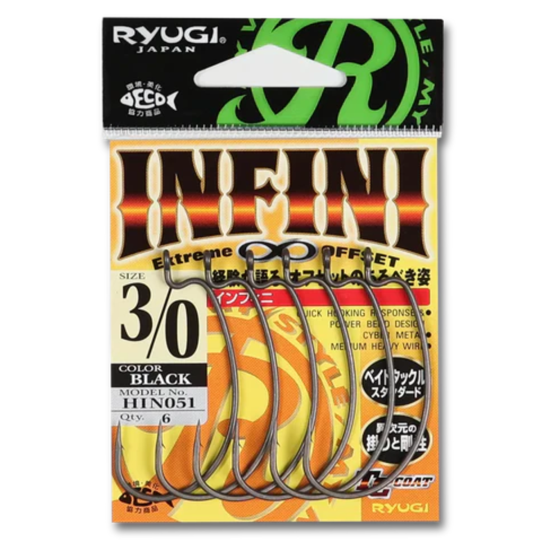 Ryugi Infini Offset Wide Gap Worm Hook